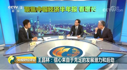 王昌林:信心来自于充足的发展潜力和后劲